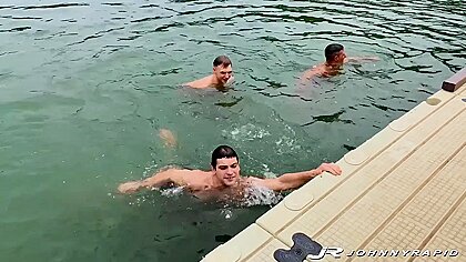 Fucks New Boy Raw At The Lake - Parker Hayes And Johnny Rapid