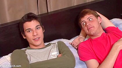 Caucasian Lovers Share Jizz